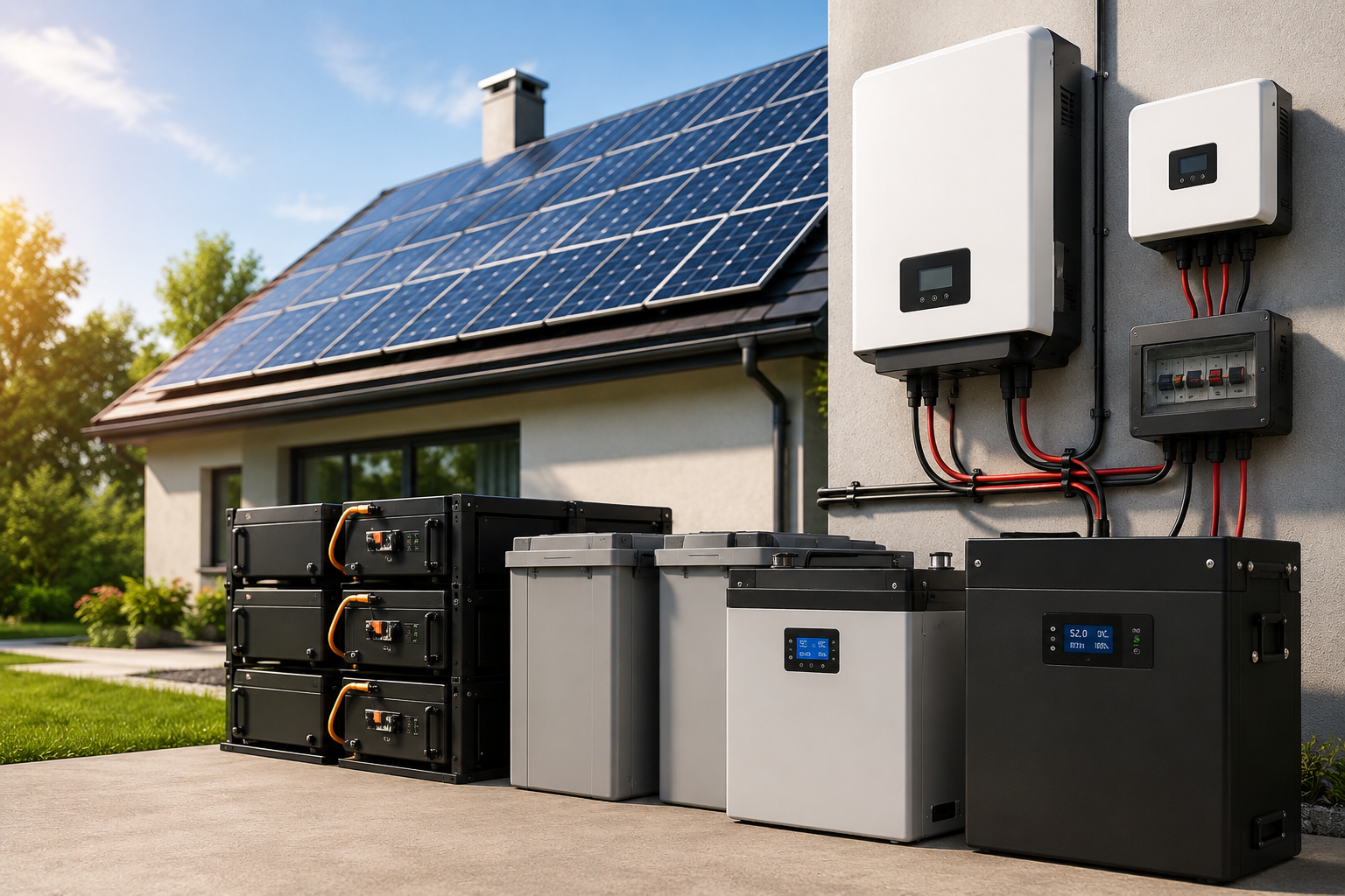 Cum alegi bateria pentru sistem solar (fotovoltaic)