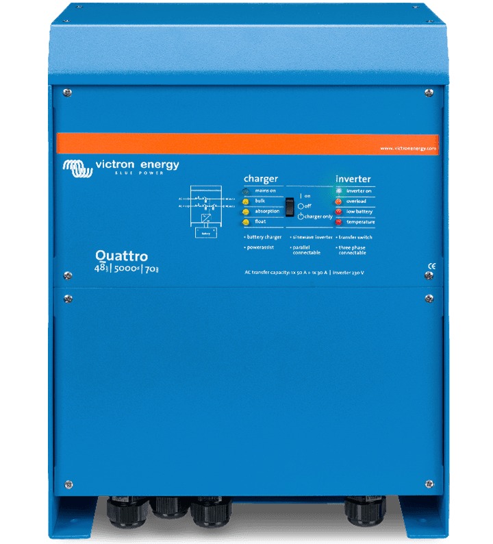 Invertor solar Hibrid, 12V, 5KVA, 4000W, Quattro, Victron Energy