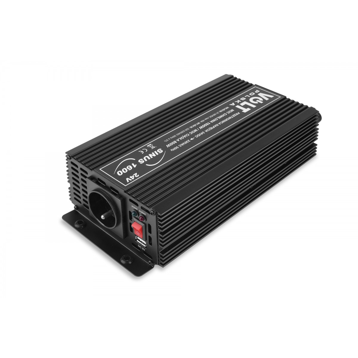 Convertizor de tensiune electronic 24V, SINUS, 800W, 1600VA, VOLT