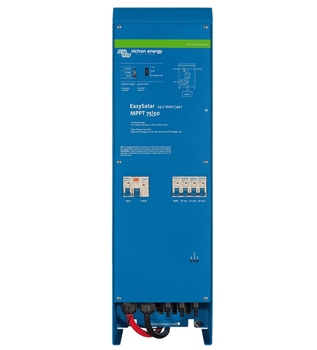Invertor solar ON Grid, 24V, 1.6KVA, 1300W, MPPT 100/50, EasySolar, Victron Energy