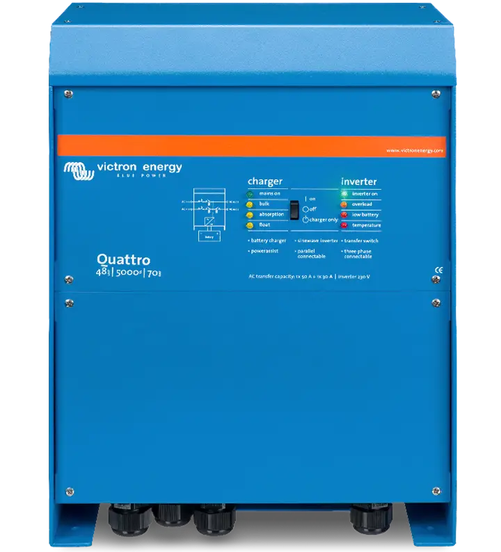 Invertor solar ON Grid, 48V, 5KVA, 4000W, Quattro, Victron Energy