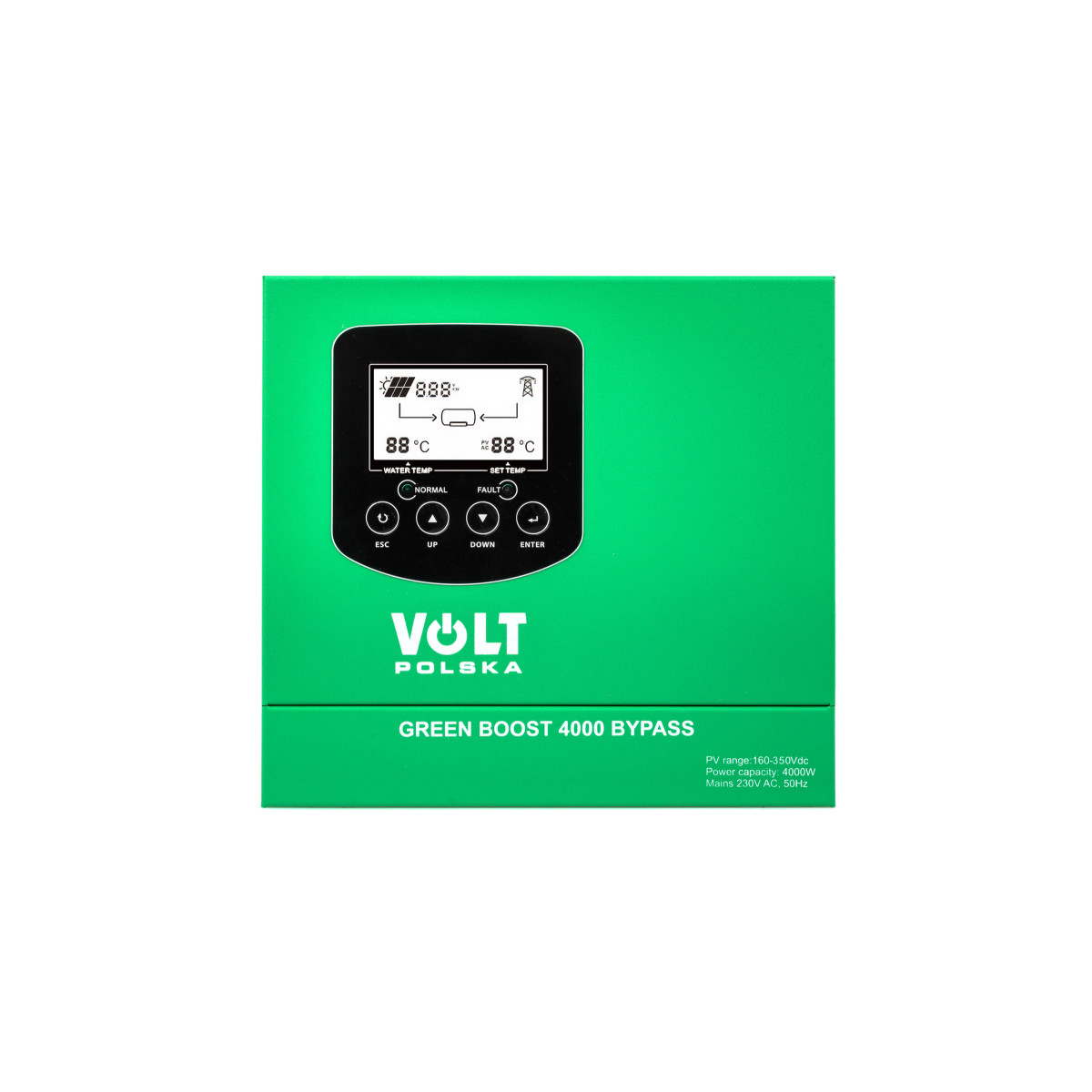 Regulator solar pentru dispozitivele de incalzire, 4000W, 160-350VDC, GREEN BOOST, BYPASS, VOLT
