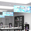 Panou publicitar LED suspendat bidirectional, H0, orizontal, 6000K, IP20, 24VDC, 1200x450mm, abcMIX, PB1236