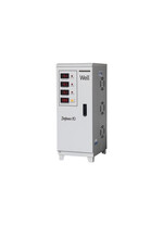Stabilizator de tensiune trifazic cu servomotor, 10KVA, 8KW, WELL, DFC