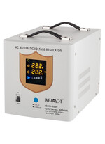 Stabilizator de tensiune monofazic cu servomotor, 3KVA, 1800W, Kemot