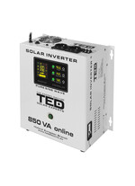 Invertor solar 2 prize Schuko, 0.85KVA, 500W, TED000286
