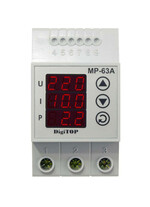 Releu de protectie tensiune monofazat, multifunctional, 63A, DigiTop, MP-63