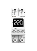 Releu de protectie tensiune monofazat 40A, monitorizare frecventa, DigiTop, V-PRO-40A