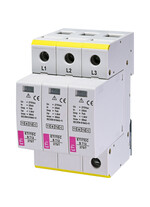 Descarcator la supratensiune ETI, 3+0, debrosabil fara semnalizare, 3P, tip B+C, 275VAC, 002440340