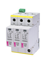 Descarcator la supratensiune ETI, 3+0, debrosabil cu semnalizare, 3P, tip B+C, 275VAC, 002440341