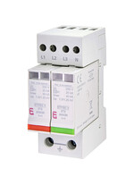 Descarcator la supratensiune ETI, 3+1, debrosabil fara semnalizare, 4P, tip C, 255VAC, TT, 002442945