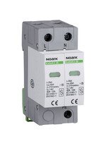 Descarcator la supratensiune Noark, 2+0, debrosabil cu semnalizare, 2P, tip C, 320VAC, 103759