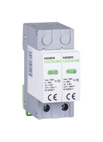 Descarcator la supratensiune Noark, 2+0, debrosabil fara semnalizare, 2P, tip C, 1200VDC, 108020