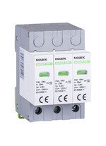 Descarcator la supratensiune Noark, 3+0, debrosabil fara semnalizare, 3P, tip C, 1200VDC, 108022