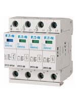 Descarcator la supratensiune Eaton, 3+1, debrosabil cu semnalizare, 3P+N, tip C, 280VAC, 167620