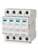 Descarcator la supratensiune Eaton, 3+1, debrosabil cu semnalizare, 3P+N, tip C, 580VAC, 167628