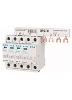 Descarcator la supratensiune Eaton, 3+1, debrosabil cu semnalizare, 3P+N/BB, tip C, 280VAC, 167629