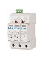 Descarcator la supratensiune fotovoltaic Eaton, 3+0, debrosabil fara semnalizare, 3P, C, 12.5kA, 1000VDC, 176089