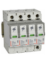Descarcator la supratensiune Legrand, 4+0, debrosabil cu semnalizare, 4P, tip C, 440V, 412233