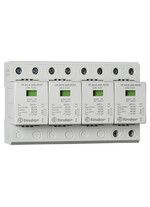 Descarcator la supratensiune Finder, 4+0, debrosabil cu semnalizare, 8P, tip B+C, 260VAC, 7P.05.8.260.1025