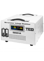 Stabilizator de tensiune monofazic cu servomotor, 5.2KVA, 3000W, TED, Servo
