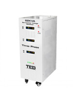 Stabilizator de tensiune trifazic cu servomotor, 62KVA, 48kW, TED, Tower