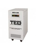Stabilizator de tensiune monofazic cu servomotor, 20KVA, 16kW, TED, Tower