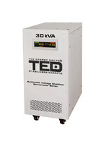 Stabilizator de tensiune monofazic cu servomotor, 30KVA, 24kW, TED, Tower