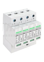 Descarcator la supratensiune Tracon, 3+1, debrosabil cu semnalizare, 4P, tip B+C, 275VAC, ESPD1+2-12.5-4P