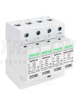 Descarcator la supratensiune Tracon, 3+1, debrosabil cu semnalizare, 3P+N, tip C, 125A, 276 / 255 VAC, ESPD2-40-3+1P