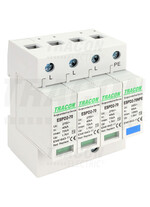 Descarcator la supratensiune Tracon, 3+1, debrosabil cu semnalizare, 3P+N, tip C, 200A, 276 / 255 VAC, ESPD2-70-3+1P