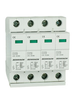 Descarcator la supratensiune Schrack, 4+0, debrosabil cu semnalizare, 4P, tip C, 280VAC, UAS, IS010449
