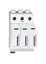 Descarcator la supratensiune Schrack, 1+2, debrosabil cu semnalizare, 3P, tip B+C, fotovoltaic, 1100VDC, IS01111100