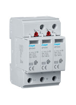 Descarcator la supratensiune Hager, 3P, tip C, 1170VDC, SPV340