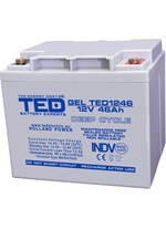 Acumulator 12V, GEL, VRLA, M6, 46A, TED1246