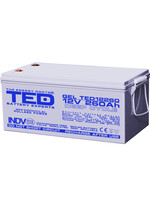 Acumulator 12V, GEL, VRLA, M8, 260A, TED12260