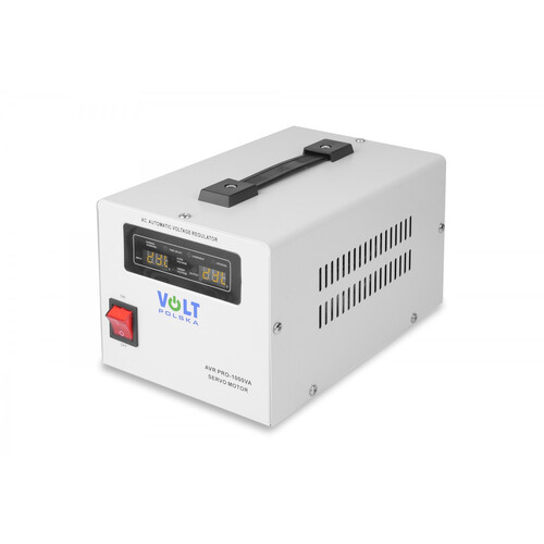 Stabilizator de tensiune monofazic cu servomotor, PRO, 1000VA, 600W, VOLT