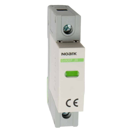 Descarcator la supratensiune Noark, 1+0, debrosabil cu semnalizare, 1P, tip C, 750VDC, 112901