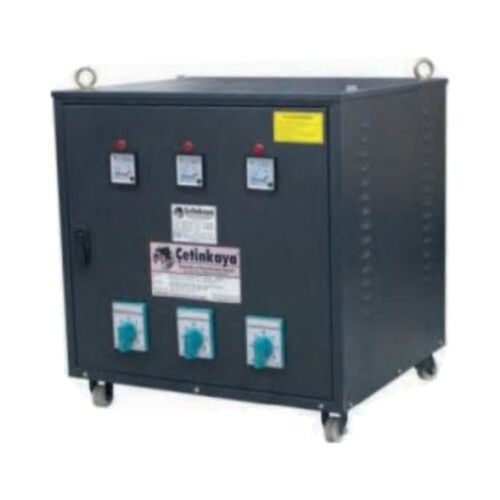 Stabilizator de tensiune trifazic cu servomotor, multi-etajat, 60KVA, cu înfășurare de cupru, 48.000W, Cetinkaya